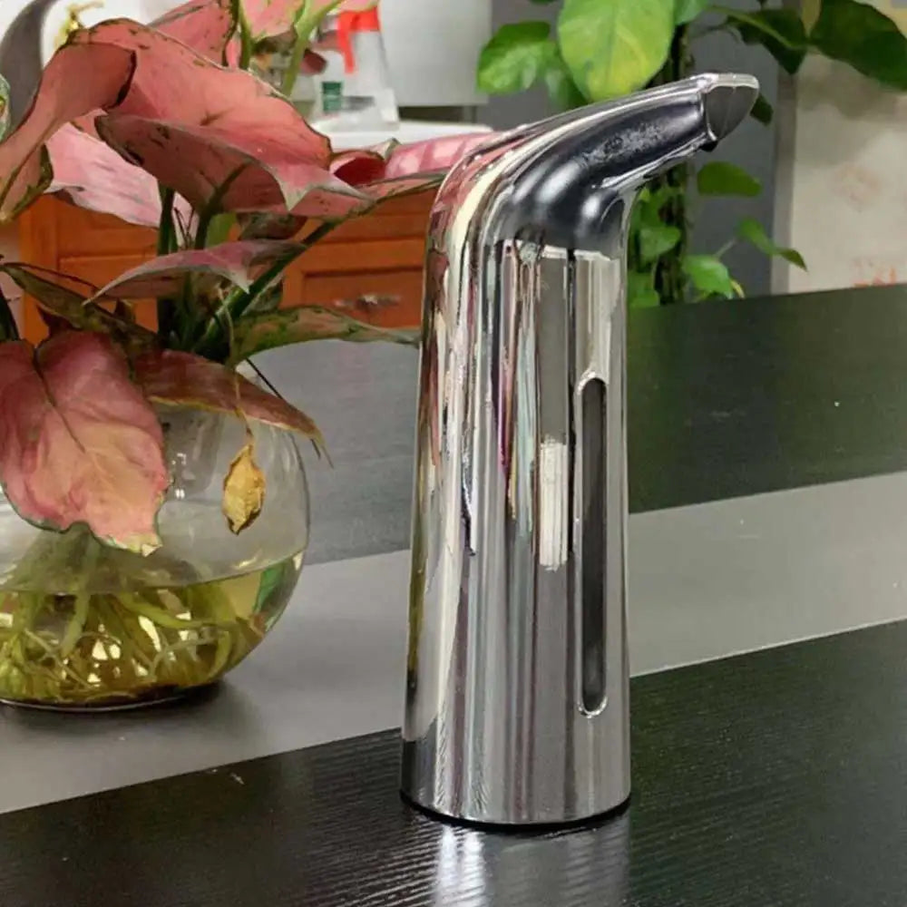 Hand Sanitizer Container Liquid Soap Dispenser Bathroom Supplies Kitchen Accessories Metal Color Smart Sensor Small And Faming