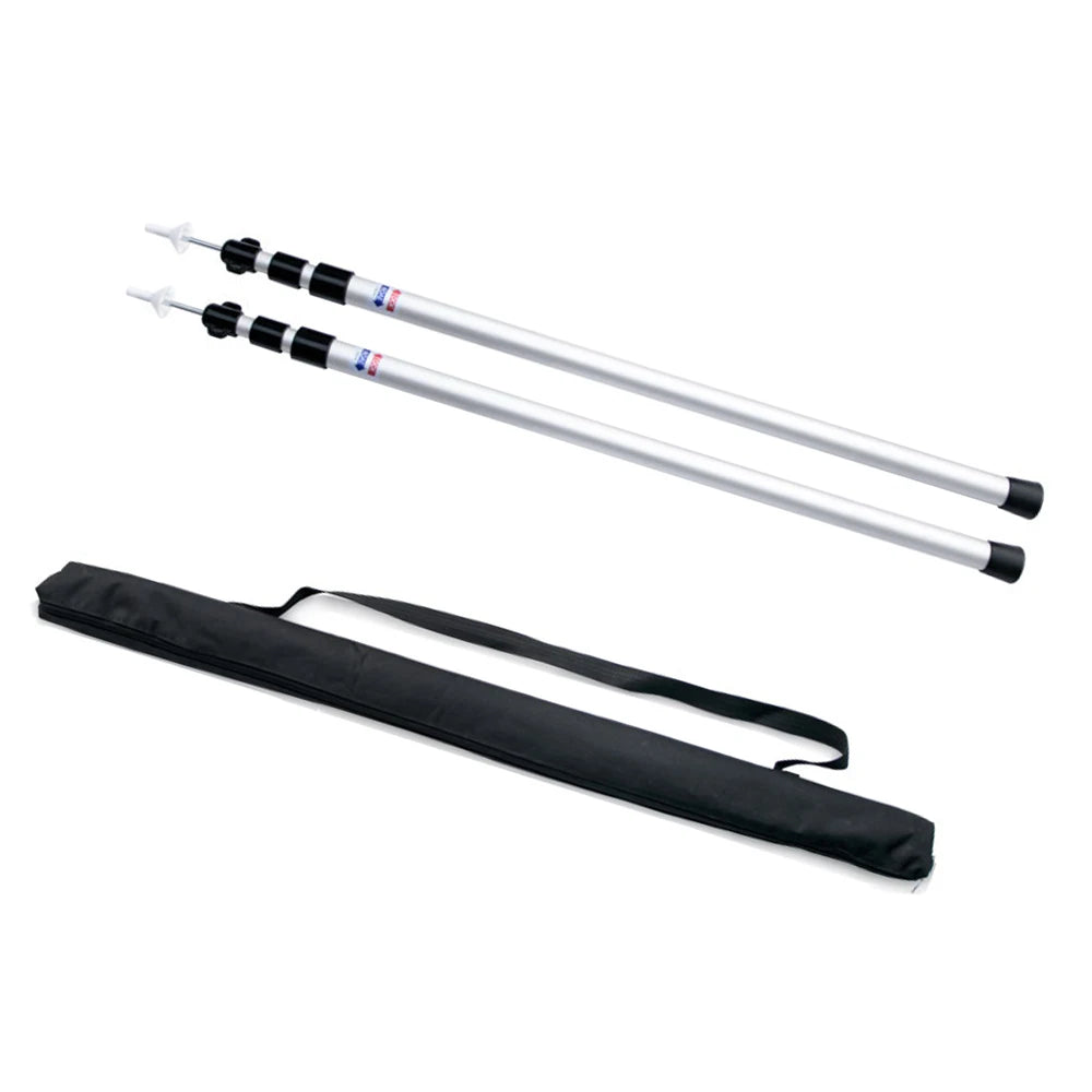 Adjustable Tent Support Rod Beach Shelter Tarp Awning Pole Thicken Aluminum Alloy Tent Pole Camping Accessories for Camping Tent