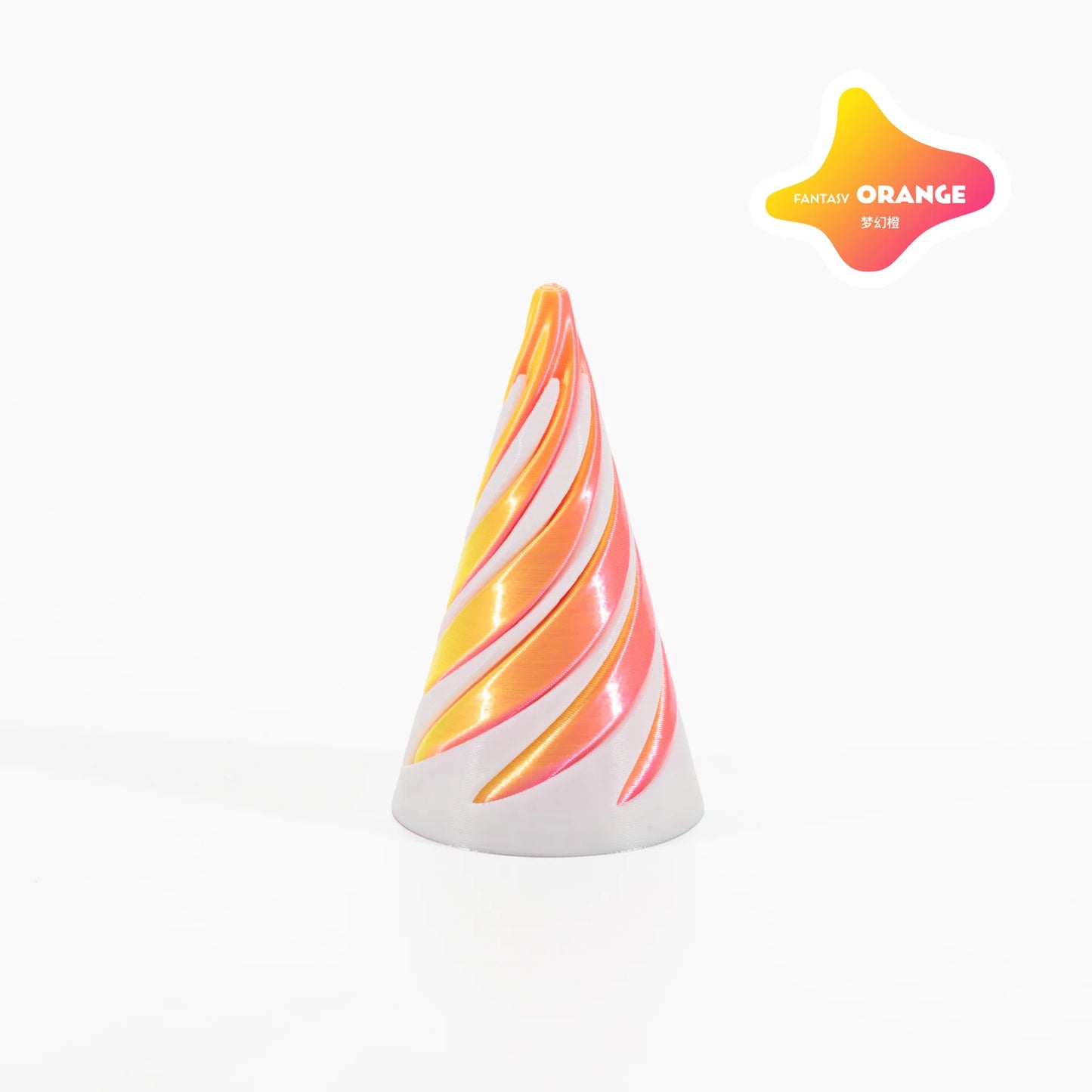 3D Printed Spiral Fidget Toys Decompression Spinning Three-Dimensional Structure Fingertip Dual Color Stress Relief Toy