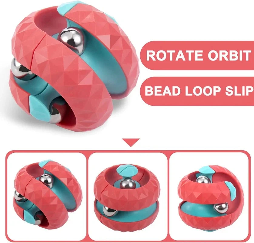 Decompression Toy Children Orbit Ball Cube Anti Stress Sensory Toy Fidget Toy Relieve Stress Spinner Gift For Kids Focu Training
