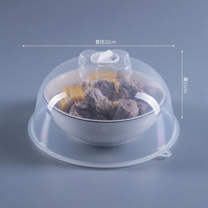 Microwave heating insulation dish cover high quality pp plastic non-toxic high temperature resistant kitchen accessories