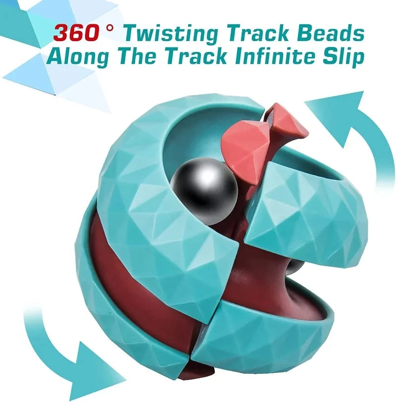 Decompression Toy Children Orbit Ball Cube Anti Stress Sensory Toy Fidget Toy Relieve Stress Spinner Gift For Kids Focu Training