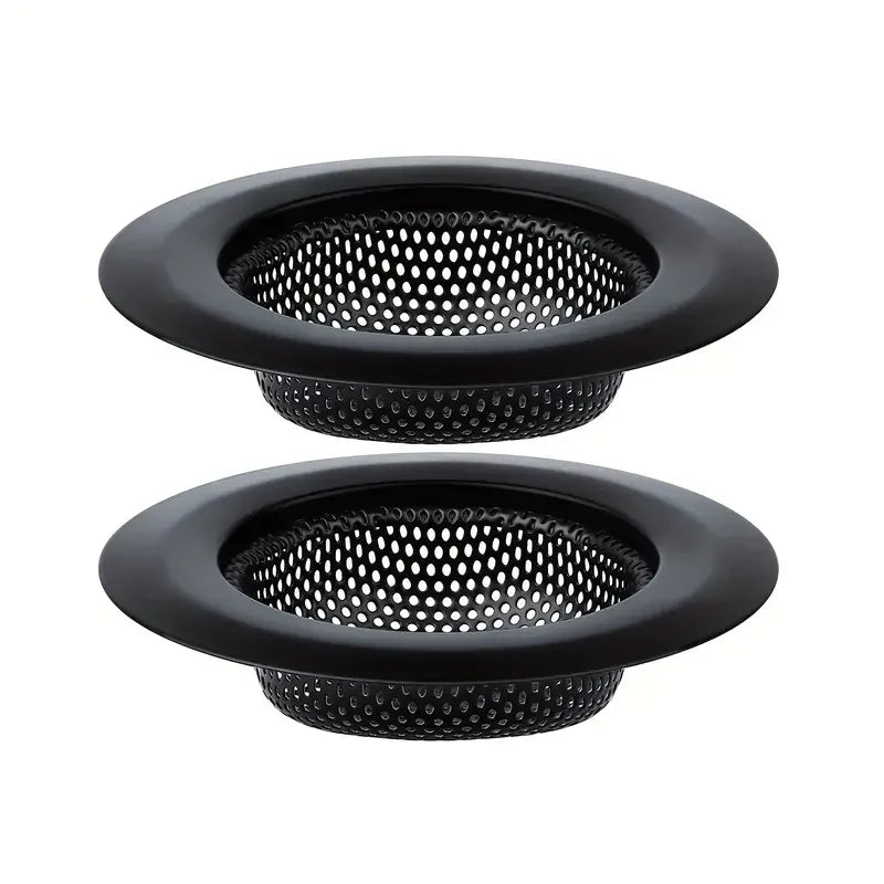 2Pcs Kitchen Sink Filter Stainless Steel Mesh Sink Strainer Filter Bathroom Sink Strainer Drain Hole Filter Trap Waste Screen
