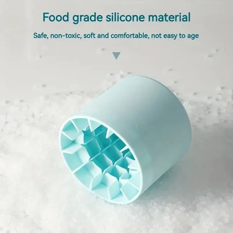 【Hot sales】1pc, Make Perfectly-Shaped Ice Cubes With This Easy-Release Silicone Ice Cube Mold - Holds Up To 60 Cubes!
