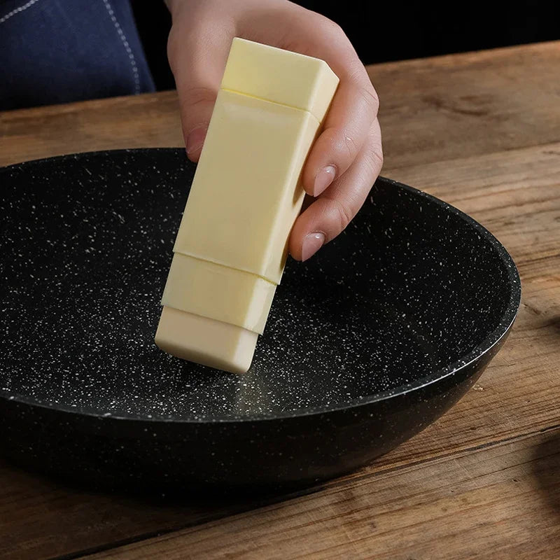 2PCS Rotary Butter Spreader Upright Cheese Dispenser Holders Sticks Plastic Kitchen Baking Tools