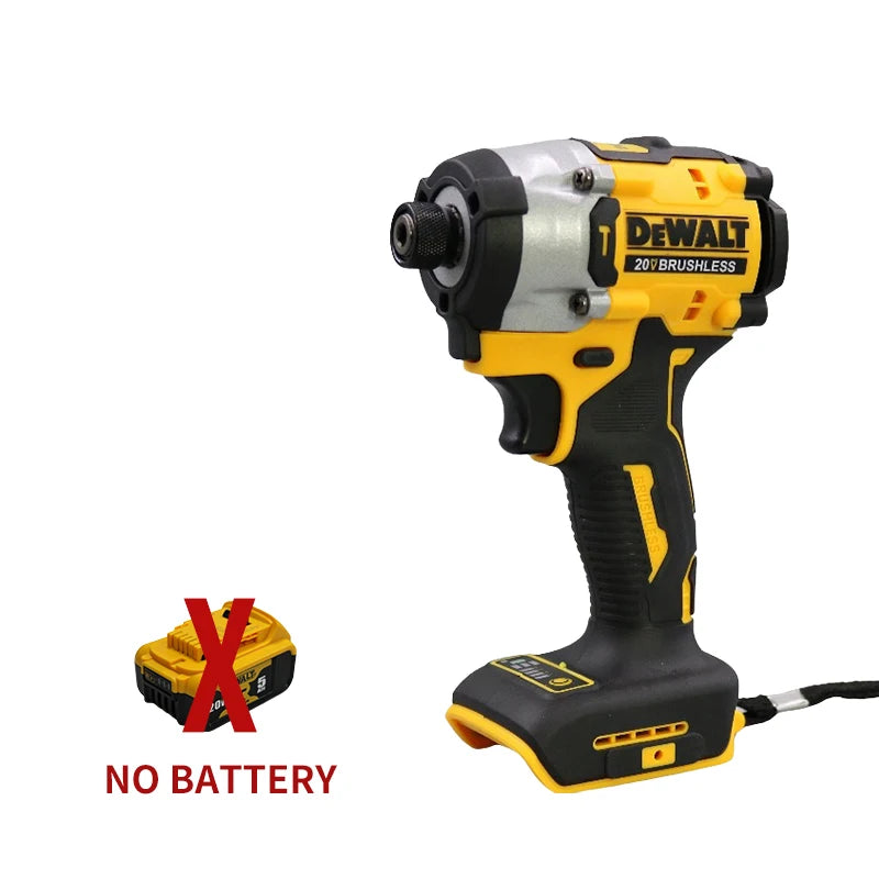 DEWALT DCF860 20V Impact Driver Screwdriver Electric Impact Drill Power Tools 205NM Brushless Cordless Rechargable Power Tools