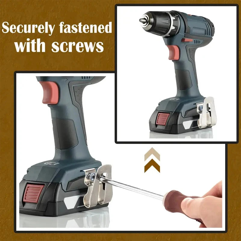 Belt Clip Hook With Screw For Makita/Milwaukee/Bosch/Dewalt/Worx/Ryobi/Ridgid 18V 20V Electric Drill Power Tools Accessories