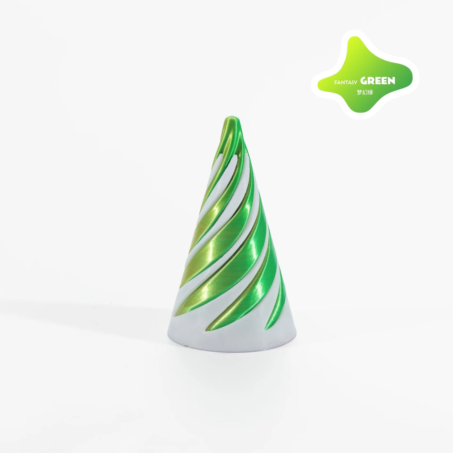 3D Printed Spiral Fidget Toys Decompression Spinning Three-Dimensional Structure Fingertip Dual Color Stress Relief Toy