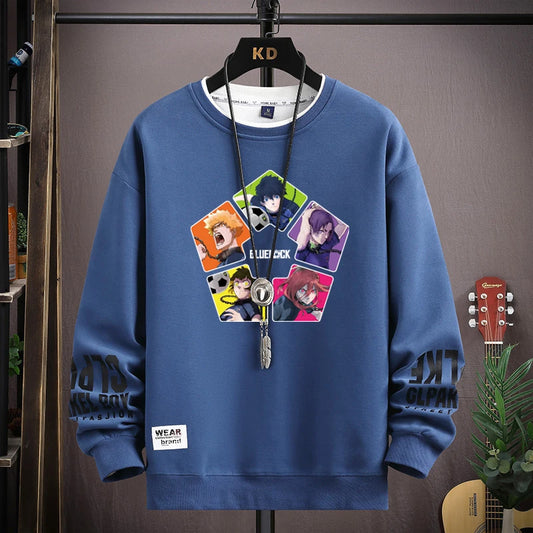 Anime Clothes Blue Lock Graphic T Shirts S-5XL Men Women Streetwear Oversized Long Sleeve T-shirts Harajuku Tops anime tshirt