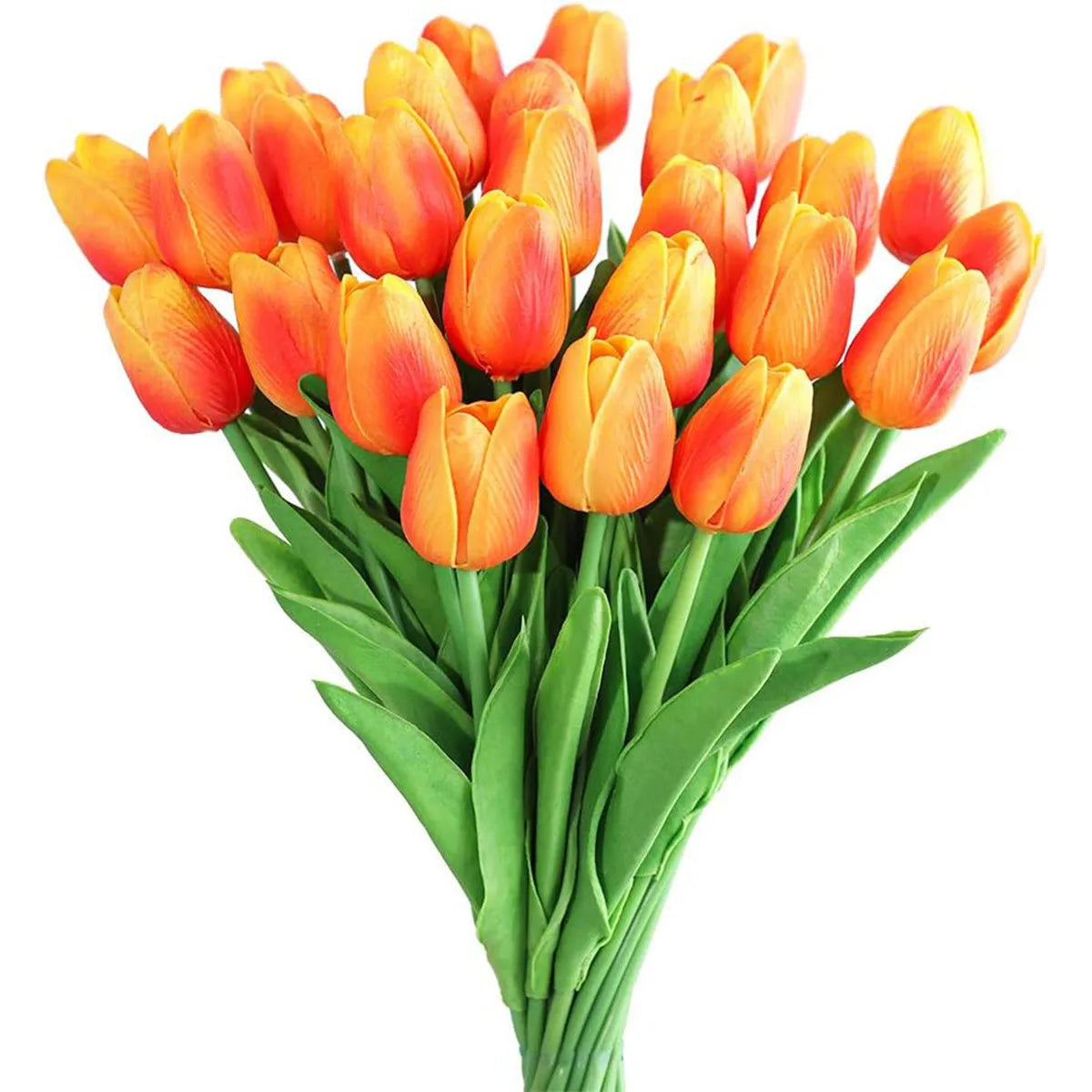 10Pcs Artificial Flower Realistic Touch Tulip for Scrapbooking Vase Home Decor Wedding Garden Arch Garland Mother's Day Bouquet