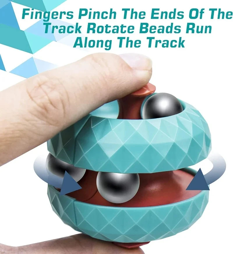 Decompression Toy Children Orbit Ball Cube Anti Stress Sensory Toy Fidget Toy Relieve Stress Spinner Gift For Kids Focu Training