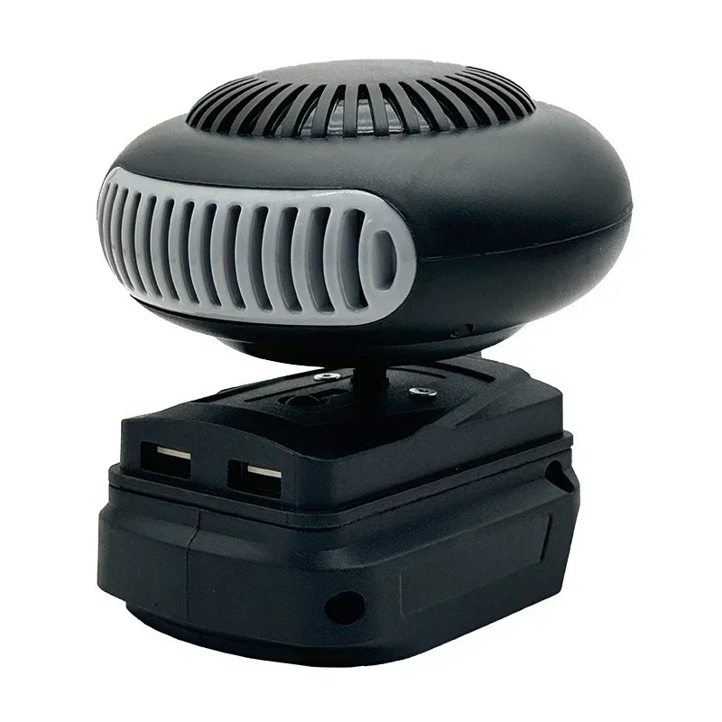 Portable Lithium Electric Power Warm Air Blower Fan Heater Hot&Cold Wind Dual Mode for Makita for Bosch for DeWalt for Milwaukee