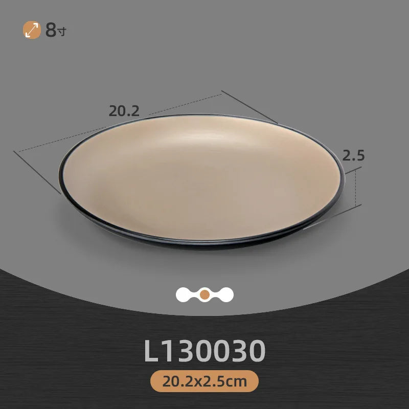 1pcs Dinnerware Set Flatware Set Korean Kitchen Supplies Eco Friendly Products Tableware Melamine Dinner Ware PlatesandBowlsSet