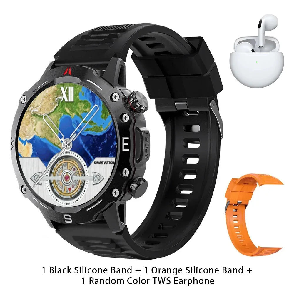 Zordai OD2 Men Smart Watch Wearable Smartwatch For iPhone Samsung Xiaomi IP68 Waterproof Bluetooth Call Compass NFC GPS Sports