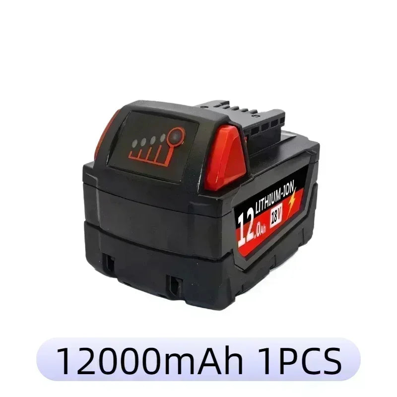 6000mAH/12000mAH For Milwaukee M18 18V Replacement For Milwaukee M18B5 XC Li-ion battery 48-11-1815 2604-20 48-11-1850 charger