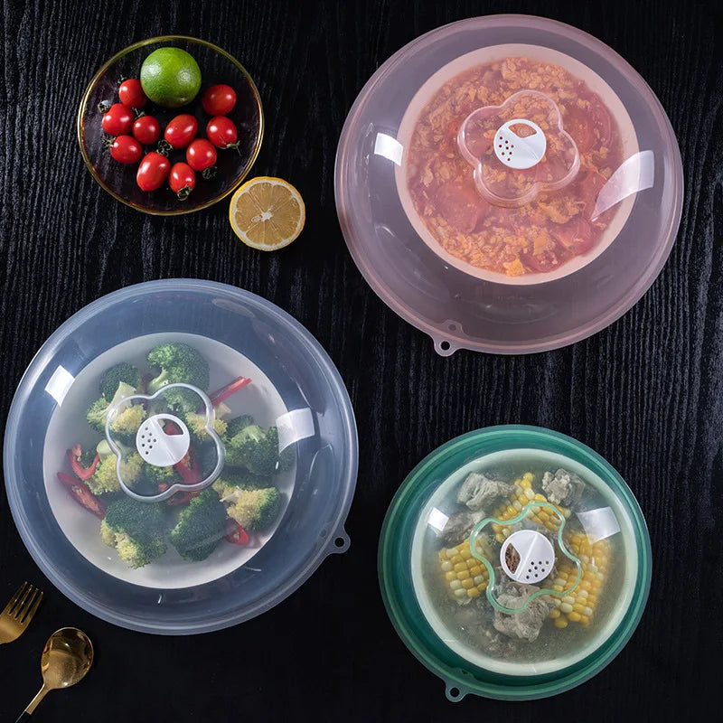 Microwave heating insulation dish cover high quality pp plastic non-toxic high temperature resistant kitchen accessories