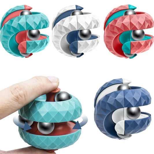 Decompression Toy Children Orbit Ball Cube Anti Stress Sensory Toy Fidget Toy Relieve Stress Spinner Gift For Kids Focu Training