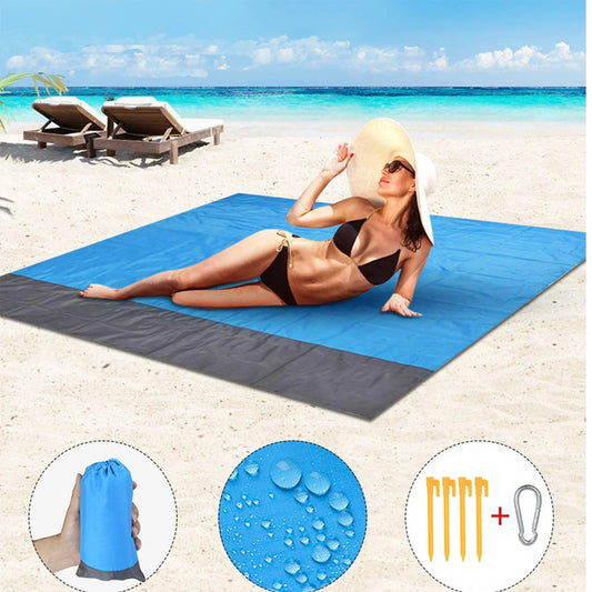 Waterproof Sandbeach Blanket for Camping, Hiking, and Sports - Lightweight and Sandproof