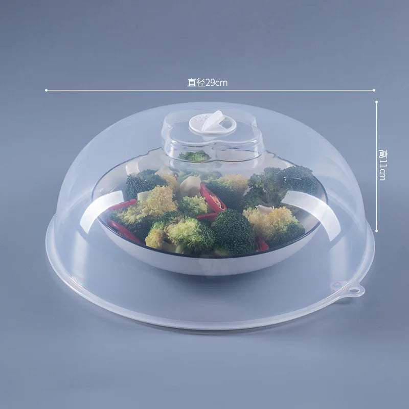 Microwave heating insulation dish cover high quality pp plastic non-toxic high temperature resistant kitchen accessories