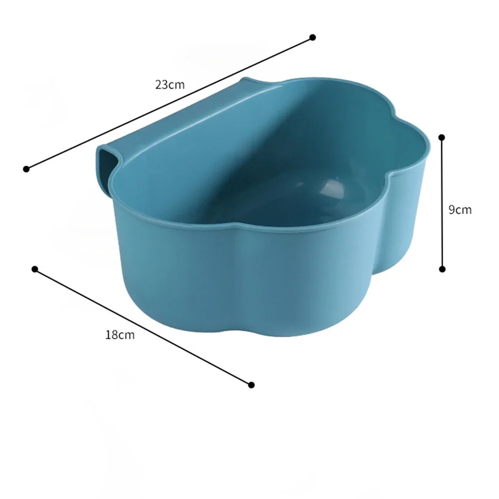 Kitchen Stove Hanging Box Portable Kitchen Lidless Trash Can Wall Mounted Trash Can Household Storage Basket