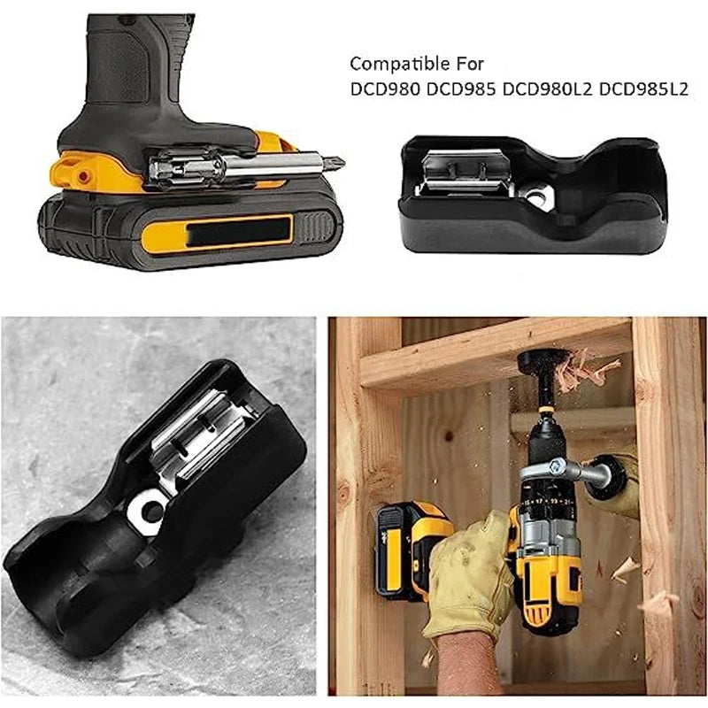 For Makita/Dewalt/Milwaukee Bit Holder hook Dual Bit HolderFor Power Tool Accessories Bit Holder