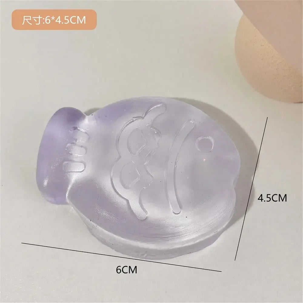 Mini Cat Paw Squeeze Toy Silicone Pinch Decompression Toy Plush TPR Fidget Sensory Toys For Kids Adults Gift