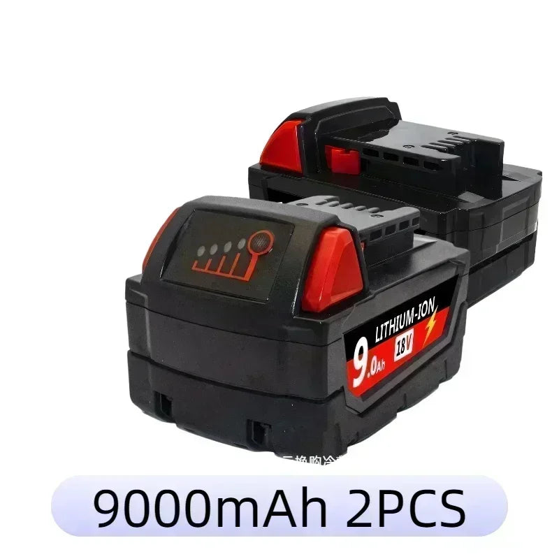 6000mAH/12000mAH For Milwaukee M18 18V Replacement For Milwaukee M18B5 XC Li-ion battery 48-11-1815 2604-20 48-11-1850 charger