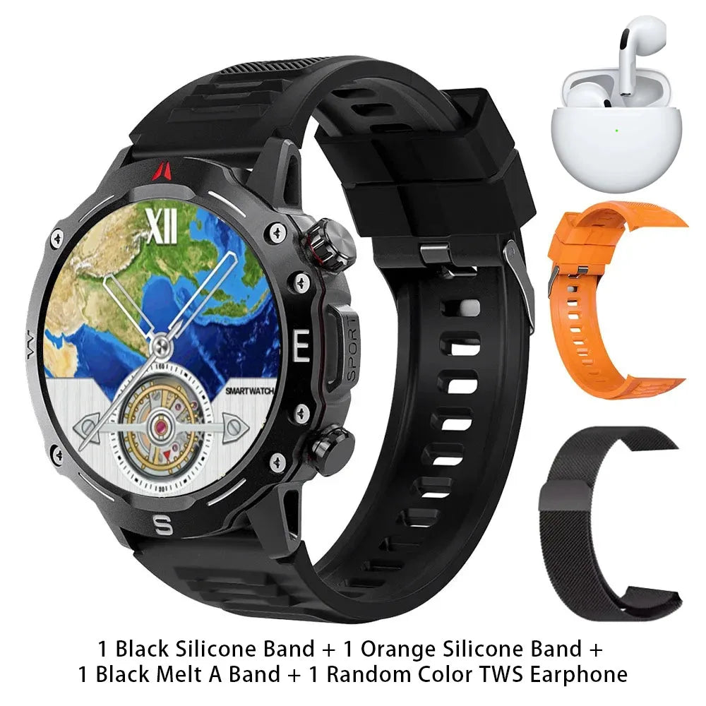 Zordai OD2 Men Smart Watch Wearable Smartwatch For iPhone Samsung Xiaomi IP68 Waterproof Bluetooth Call Compass NFC GPS Sports