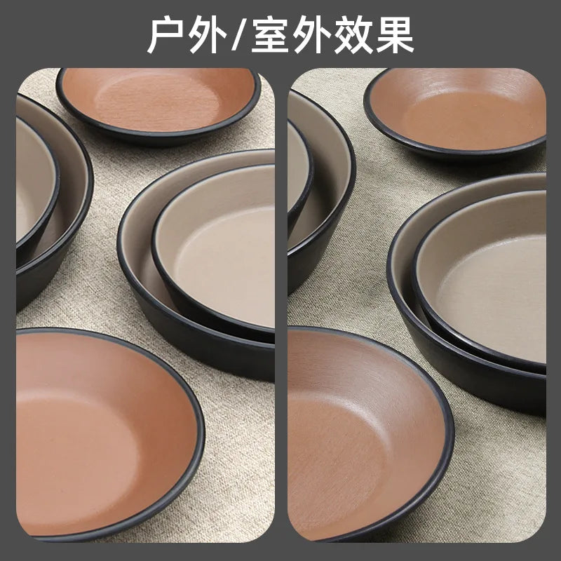 dinnerware set flatware set korean kitchen supplies eco friendly products tableware melamine dinner ware plates and bowls set