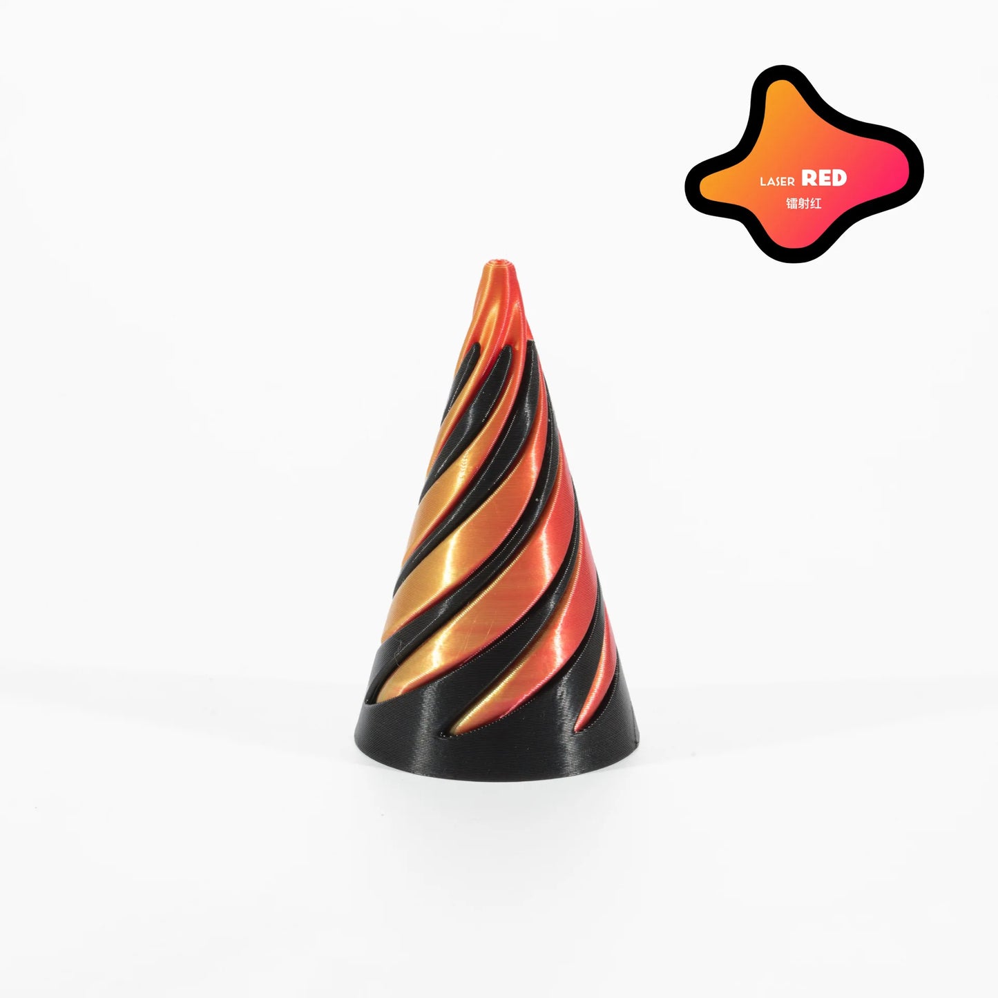 3D Printed Spiral Fidget Toys Decompression Spinning Three-Dimensional Structure Fingertip Dual Color Stress Relief Toy