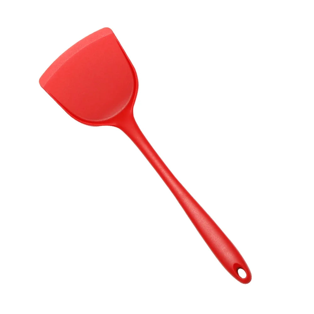 Household Silicone Spatula Frying Shovel Soup Spoon Cooking Non Stick Pan Silicone Spatula Kitchen Utensils Spatula