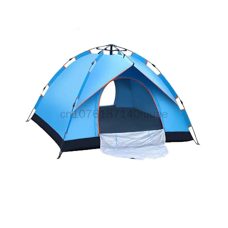 Fully Automatic Quick Opening Tent, Outdoor Thickened Sunscreen and Rainproof Beach Tent, Outdoor Camping