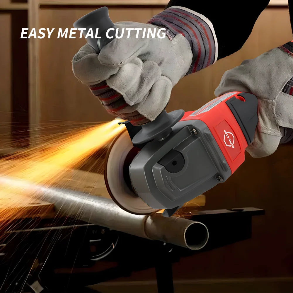 Milwaukee 100/125mm Brushless Angle Grinder Polishing Cutting Machine 18V Battery High Power Electric Cordless Power Tools