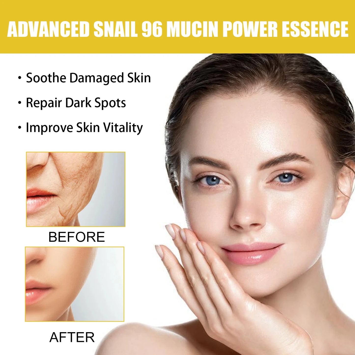 Snail 96 Collagen Anti Wrinkle Essence Reduce Black Spots And Fine Lines Improve Dry Skin Moisturize And Tighten Face Care Set