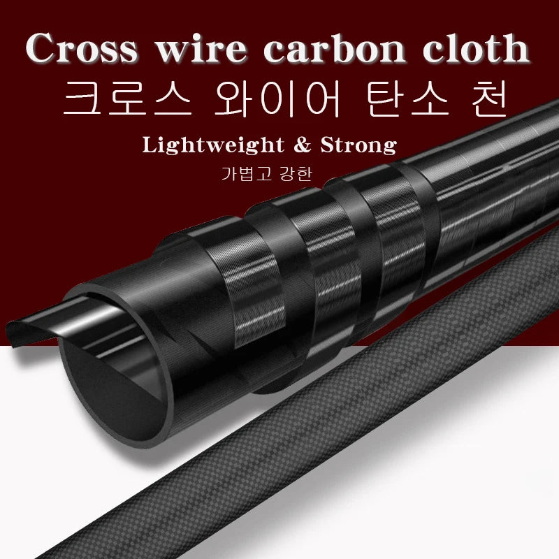 Carbon Fiber Tarp Pole Telescopic 2.8m Tarp Poles Telescope Lightweight Camping Poles Carbon Ultralight 3m Tent Pole Adjustable