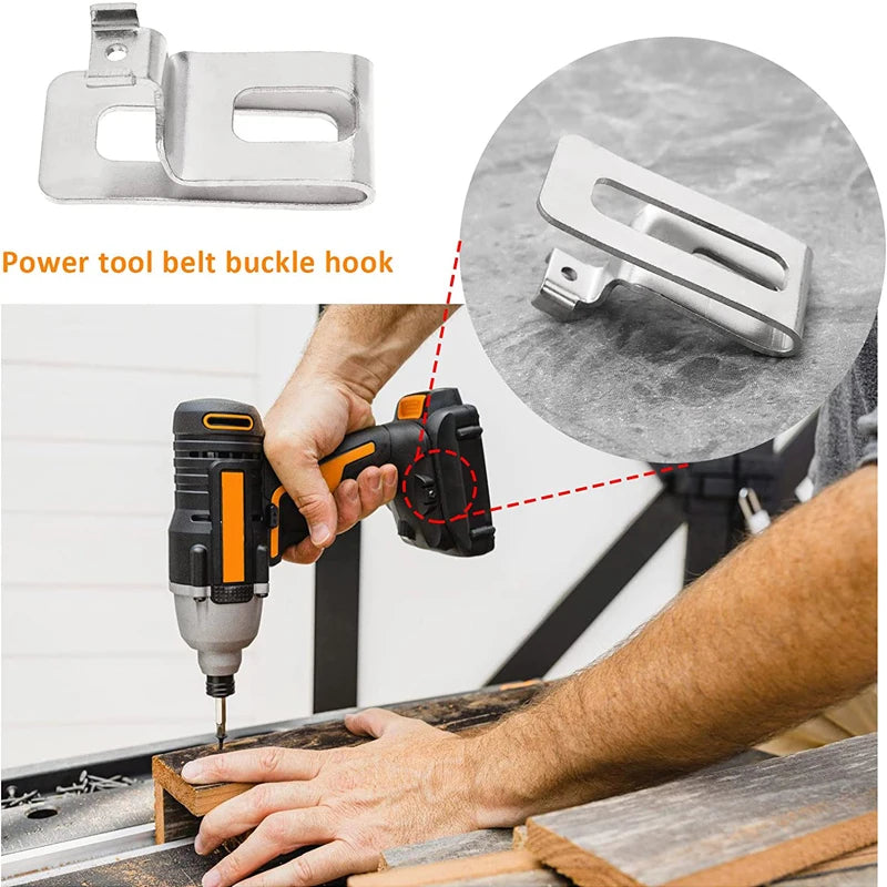Belt Clip Hook With Screw For Makita/Milwaukee/Bosch/Dewalt/Worx/Ryobi/Ridgid 18V 20V Electric Drill Power Tools Accessories