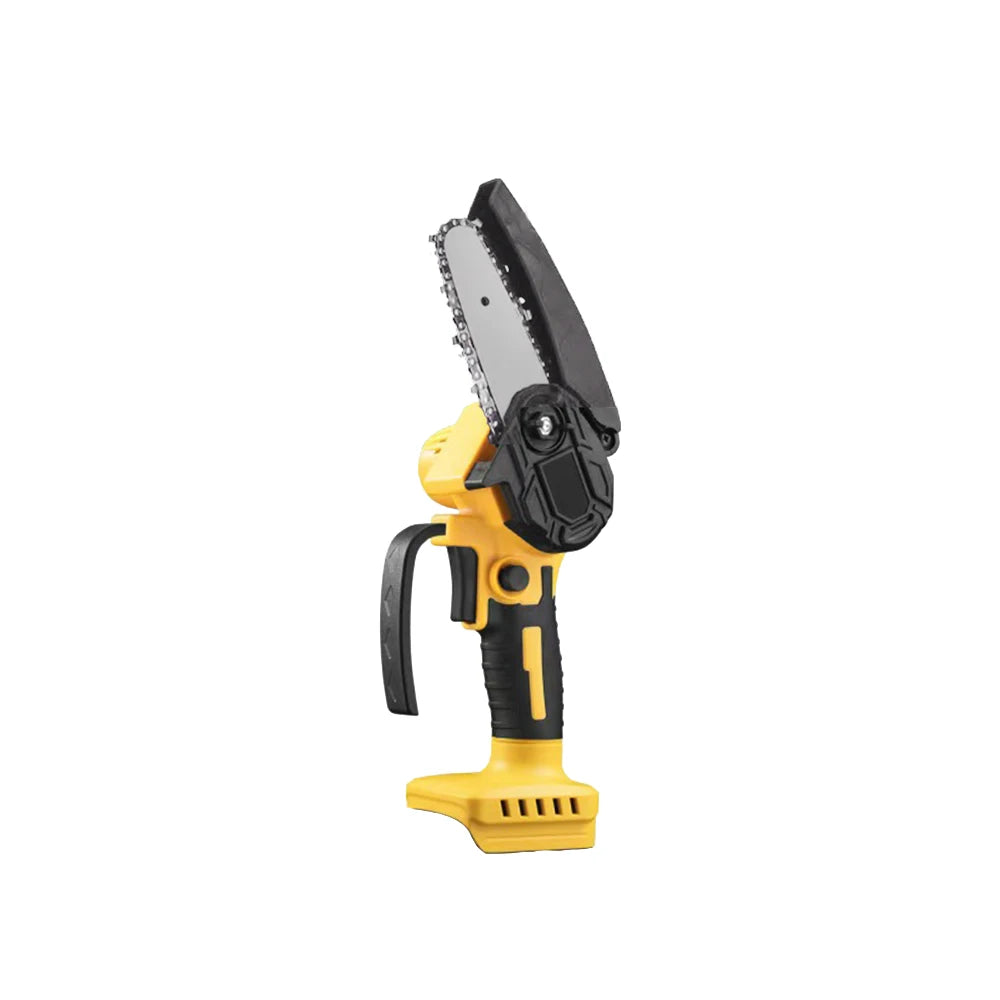 Mini Chainsaw 4/6-Inch Cordless Woodworking Handheld Garden Electric Saw Cutting Power Tool Fit Dewalt/Milwaukee 18V Battery