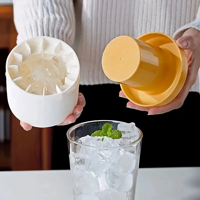 【Hot sales】1pc, Make Perfectly-Shaped Ice Cubes With This Easy-Release Silicone Ice Cube Mold - Holds Up To 60 Cubes!
