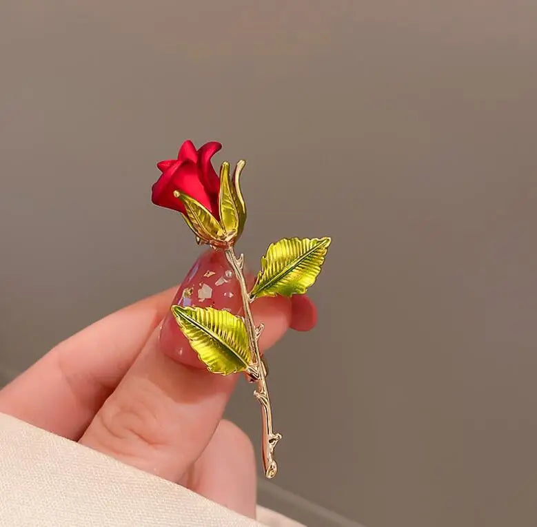 Exquisite Opal Wheat Ear Rhinestone Brooches for Women Crystal Cat’s Eye Stone Pins Suit Clothes Luxury Jewelry Accessories
