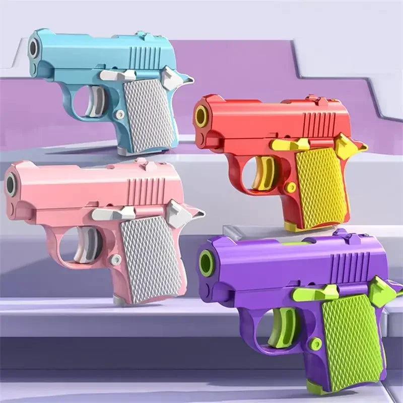 Mini 3D Gravity Printing 1911 Children'S Toy Guns Model Fidget Toy for Kids Adults Stress Relief Toy Children Decompression Gift