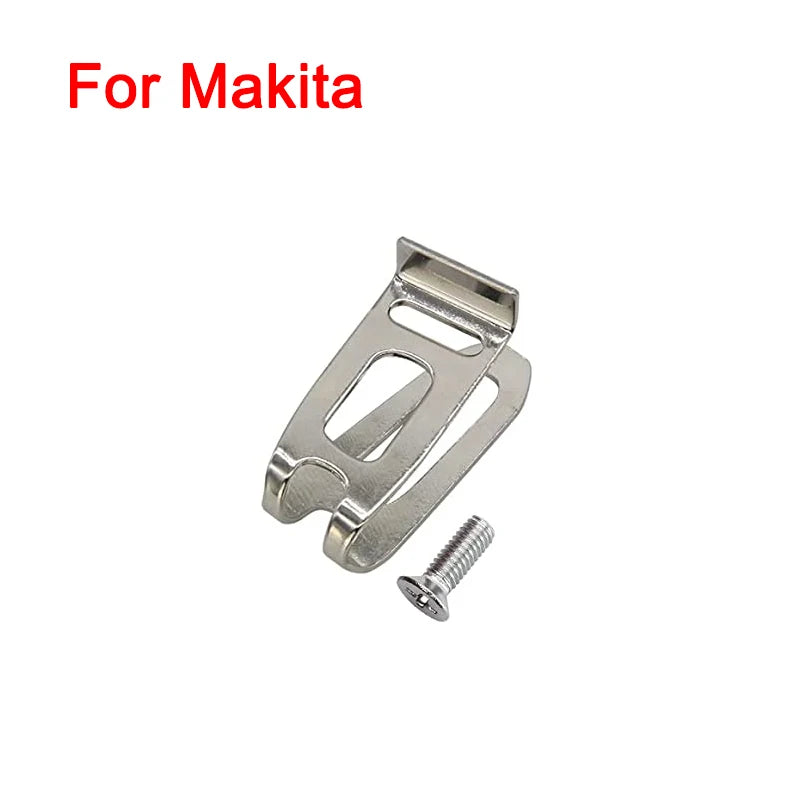 Belt Clip Hook With Screw For Makita/Milwaukee/Bosch/Dewalt/Worx/Ryobi/Ridgid 18V 20V Electric Drill Power Tools Accessories