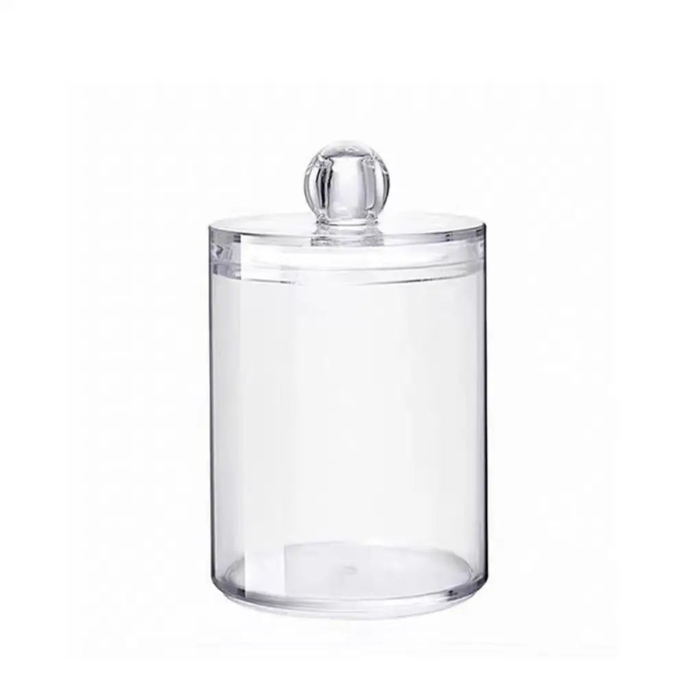 1pcs Acrylic Cotton Swab Makeup Organizer Cosmetics Storage Box Portable Make Up Cotton Pad Holder Container Storage Case