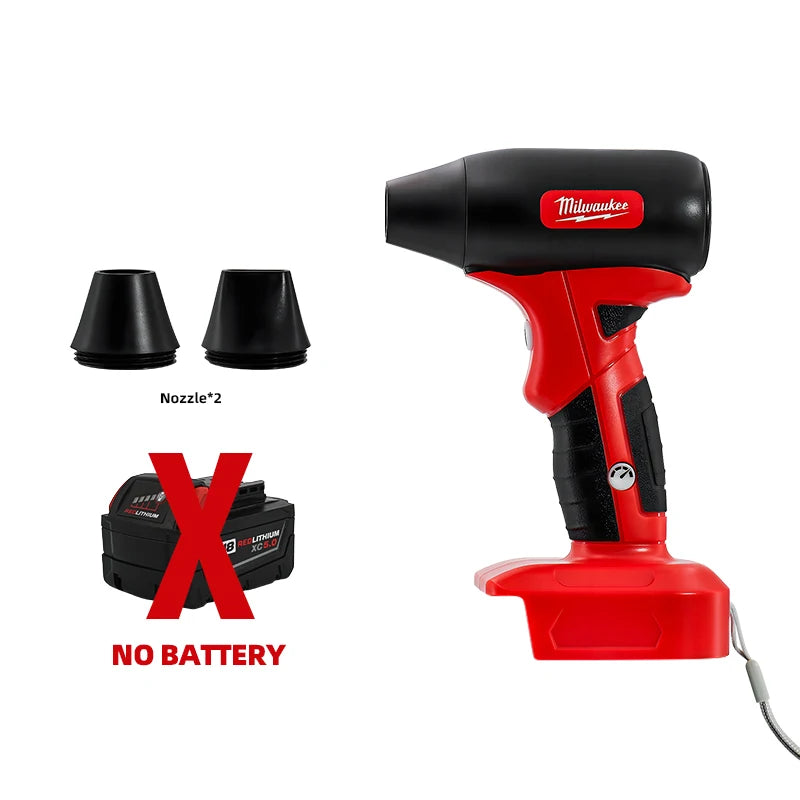 Milwaukee Brushless  Electric Turbo Blowers Jet Fan 45M/S Violent 130000RPM Car Dryer Handheld Dust Blowing Tool For 18V Battery